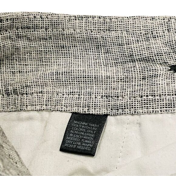 Express Gray Linen Sailor Shorts - Size 8 - Picture 10 of 16